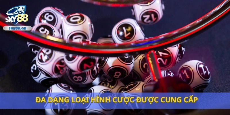 Đa dạng loại hình cược được cung cấp